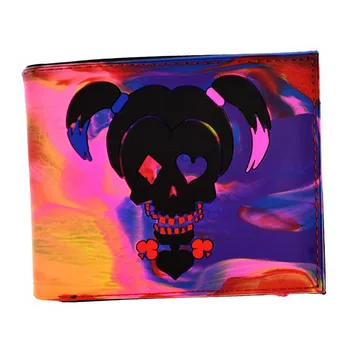 

New PVC Short Men's Wallet Suicide Squad Harley Quinn / Cartoon Rick And Morty / NINTENDO Game Wallets Bi-Fold