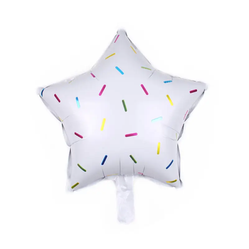

XXPWJ The new 18inch five-pointed star candy grain aluminum balloon arranged wedding party balloon decoration high quality W-025