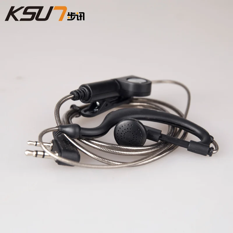KSUN Walkie Talkie гарнитура B16 двухстороннее радио универсальное K головное ухо кабель для наушников высококлассные толстые линии