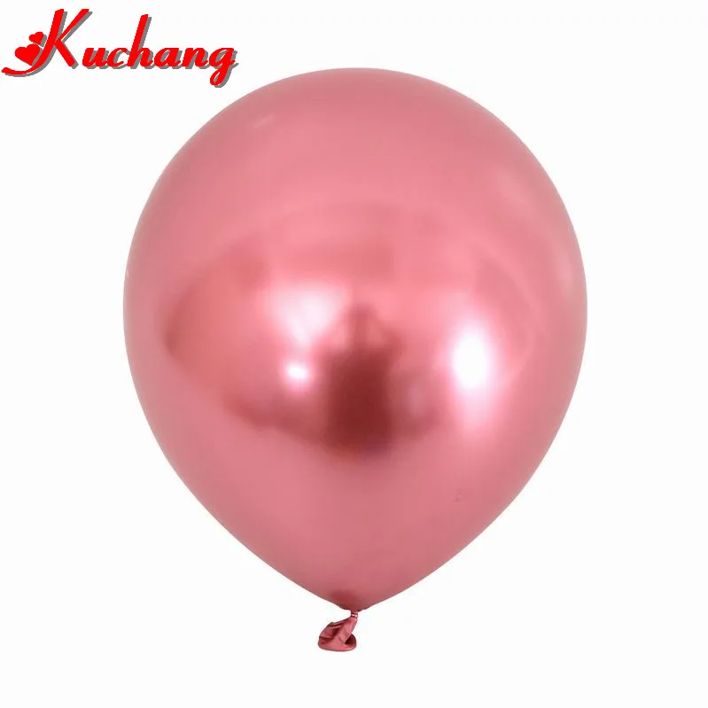 chrome red 10/20/30 шт 10 дюймов, золотистые, серебристые, черные, латексные шарики Свадебные украшения гелиевые шары День рождения украшения для взрослых и детей плюшевого мишки, игрушка - Цвет: chrome red