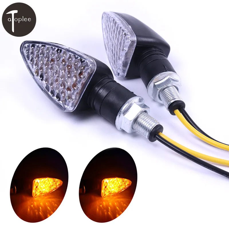 Universal 2PCS/1Pair 15 LED Motorcycle Turn Signal Indicators Lights