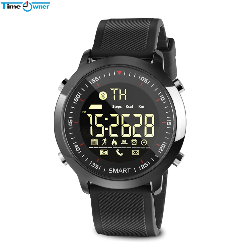 

TimeOwner S4 Smart Watch Bluetooth Waterproof Pedometer SMS Call Reminder Swim Stopwatch Outdoor Watch for iOS Android Phone