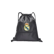 Real Madrid Drawstring Soccer Bag Football Clubs Swerve Gym Bag Backpack Sport Bag Advanced Materials Waterproof and Durable