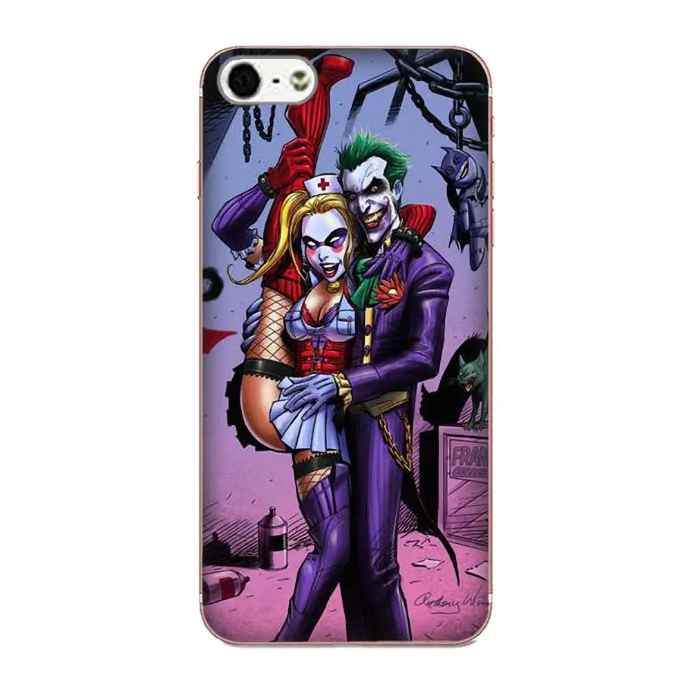 Комиксы Джокер и Харли Куинн в продаже для Galaxy Alpha Core Note 2 3 4 S2 A10 A20 A20E A30 A40 A50 A60 A70 M10