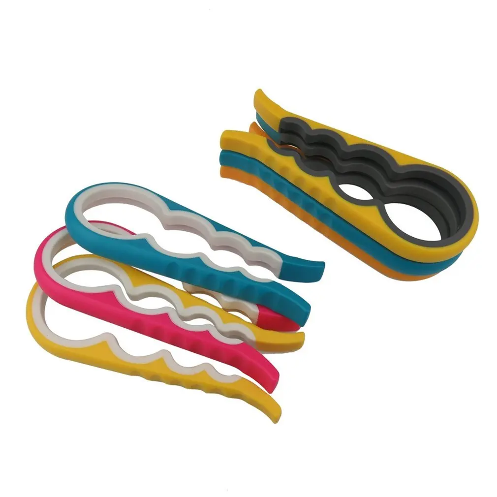 Multi Functional Four In One Bottle Opener For Kitchen Non Slip Twist