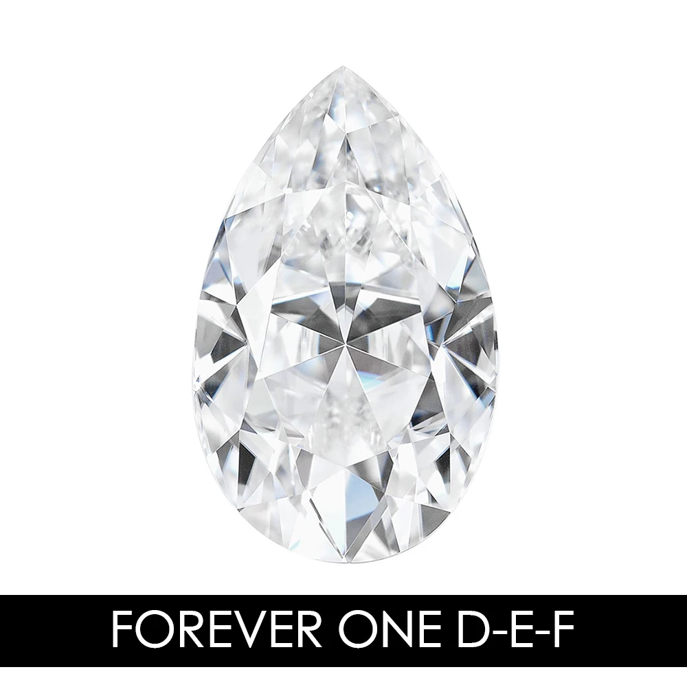 

8X5mm 0.94 CARAT 72 Facets Pearl Moissanites Loose Gemstone D-E-F Color Charles & Colvard USA Created Moissanites REAL