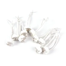 7 см 5/10 шт. Светодиодные ленты Разъем MR16 GU5.3 гнездо освещение, грушевидные лампочки держатель База Разъем провода держатель лампы