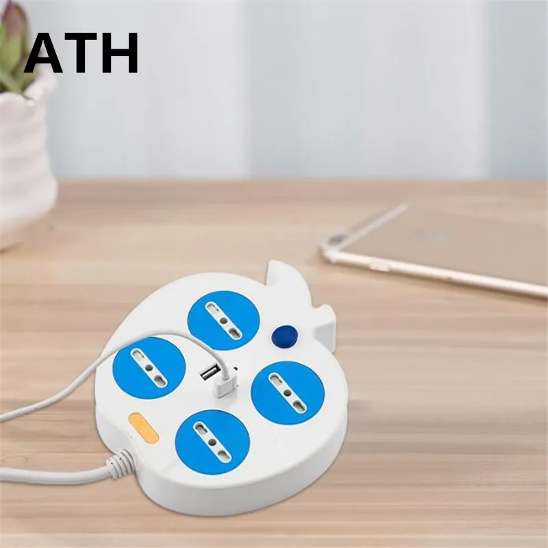 

ATH Standard Power Socket PC Housing Pnd Phosphor Bronze Fittings Composite Silver Dot Switch Multi-function Wall Power Outlet