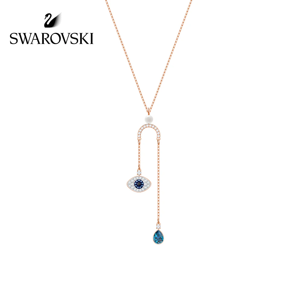 

Original Genuine Swarovski Duo Rose Gold Pendant Women Fine Womens Necklaces Jewelry For Girlfriend gift 5425861
