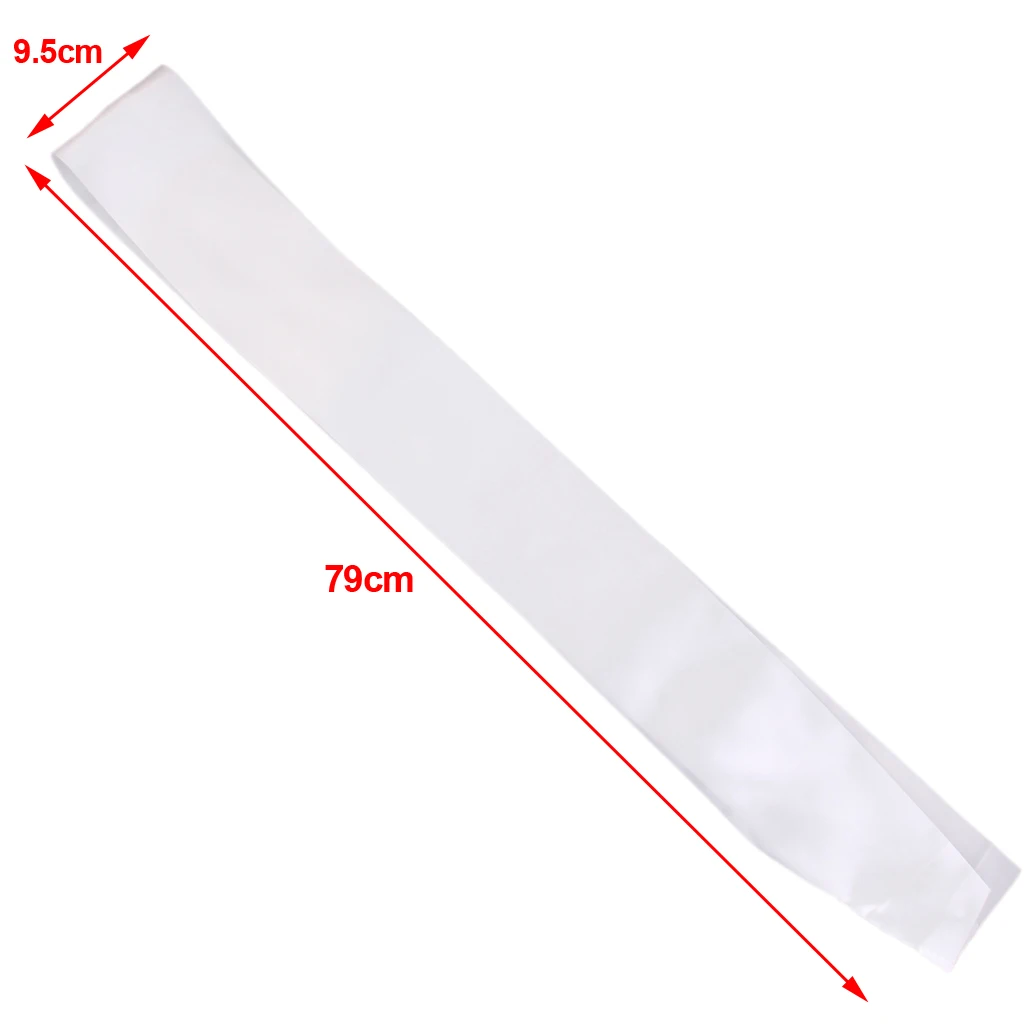 20 pcs Make Your Own Blank Sash Ribbon For Baby Shower Party Birthday Pageant Decoration Satin Sash Holiday DIY Decorations