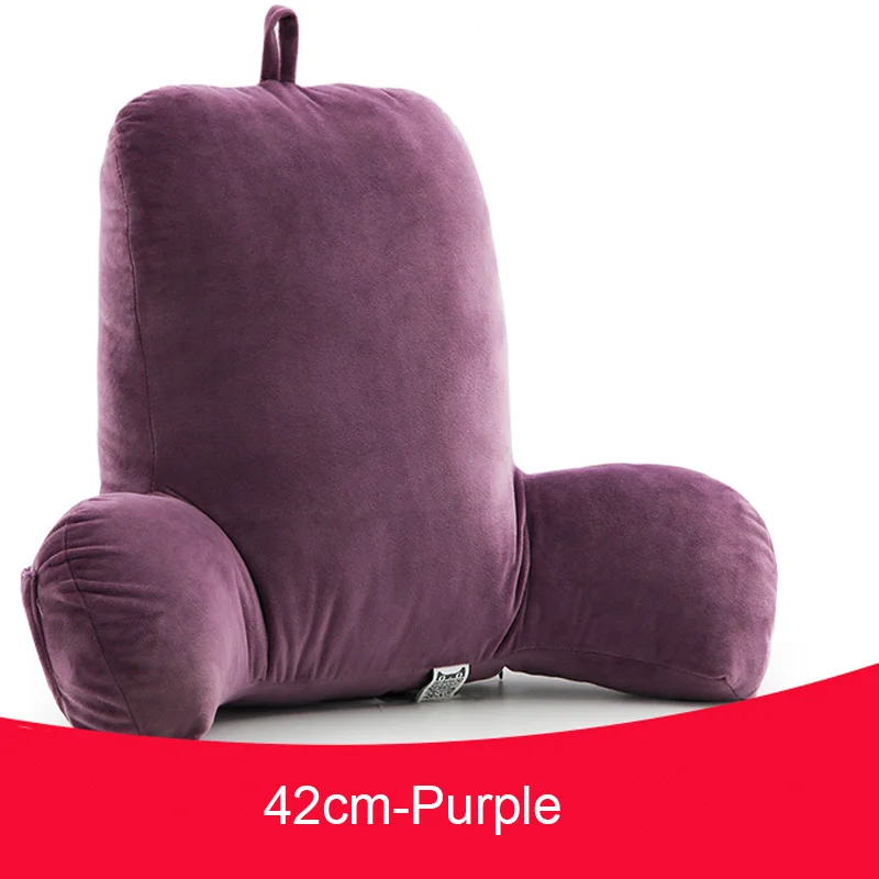L066-Lumbar Pillow for Office Waist Protector with Arm Spine Protect Orthopedic Pillow Car Seat Office Chair Back Seat Waist  Cushion (2)