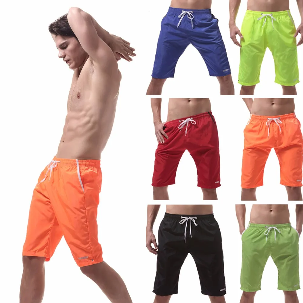 

SAGACE Quick Dry Mens Swimming Shorts Plus Size Men Swimwear Swim Trunks Swimsuit Sport Surfing Bathing Suit Board Short Pants