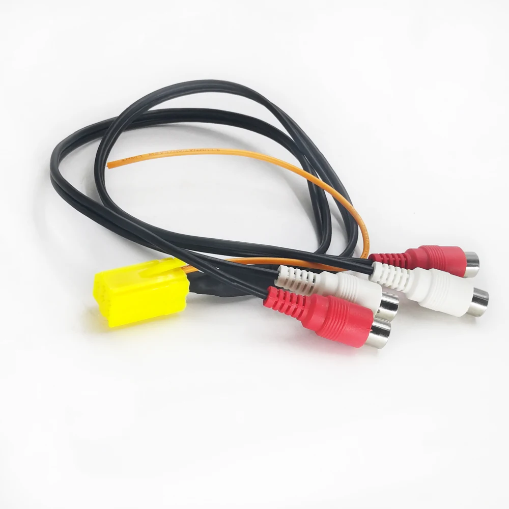 Biurlink мини ISO 6Pin Out 4 Chinch кабель RCA 4RCA линия для peugeot Volkswagen Skoda Ford в VDO Becker