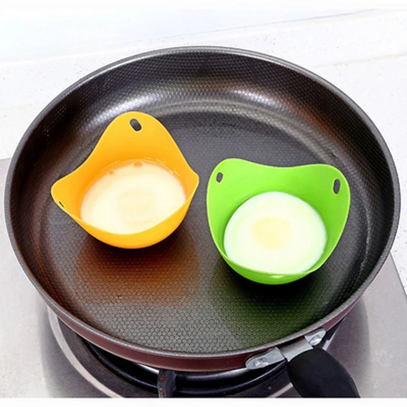1Pc High Quality Silicone Egg Poacher Pancake egg Cook Poach Pods Kitchen Cookware Poached Egg Baking Cup kitchen Cookware Tool (1)