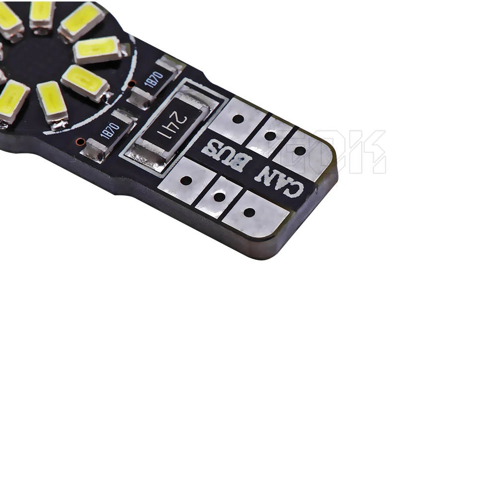 T10 canbus led 18led 3014smd t10 Светодиодные, под шину canbus, для автомобиля света с поверхностным монтажом+ w5w 194 t10 18smd Светодиодная лампа без ошибок OBC 100 шт./лот