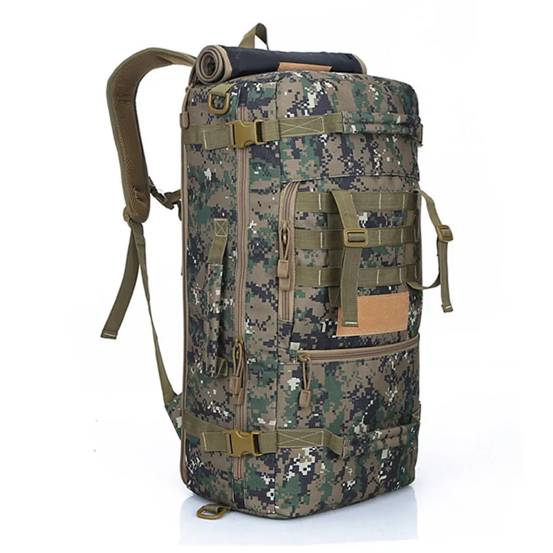 Тактический Рюкзак Molle для оборудования большой емкости дорожная сумка водонепроницаемый нейлон 3P армейский военный рюкзак дорожная школьная сумка - Цвет: Digital Camouflage