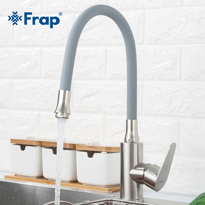  Frap 304 stainless steel Any Direction Rotating Kitchen sSink Faucet Cold and Hot Water Mixer Torne - 32955139668