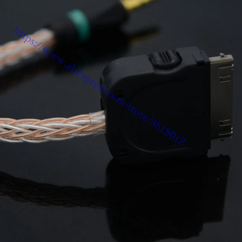 

dock to 3.5mm public audio line dock plug to 3.5 pairs of recorded line aux