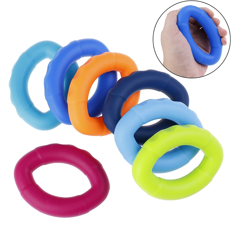 

Finger Trainer Grip Silica Gel Portable Hand Grip Gripping Ring Carpal Expander Strength Rehabilitation Pow Stress Ring Ball