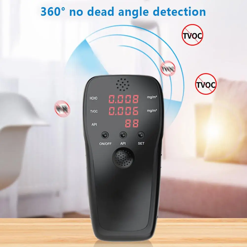 

Formaldehyde Detector PM2.5 Air Quality Benzene Indoor Household High Precision Self-Monitoring Testor