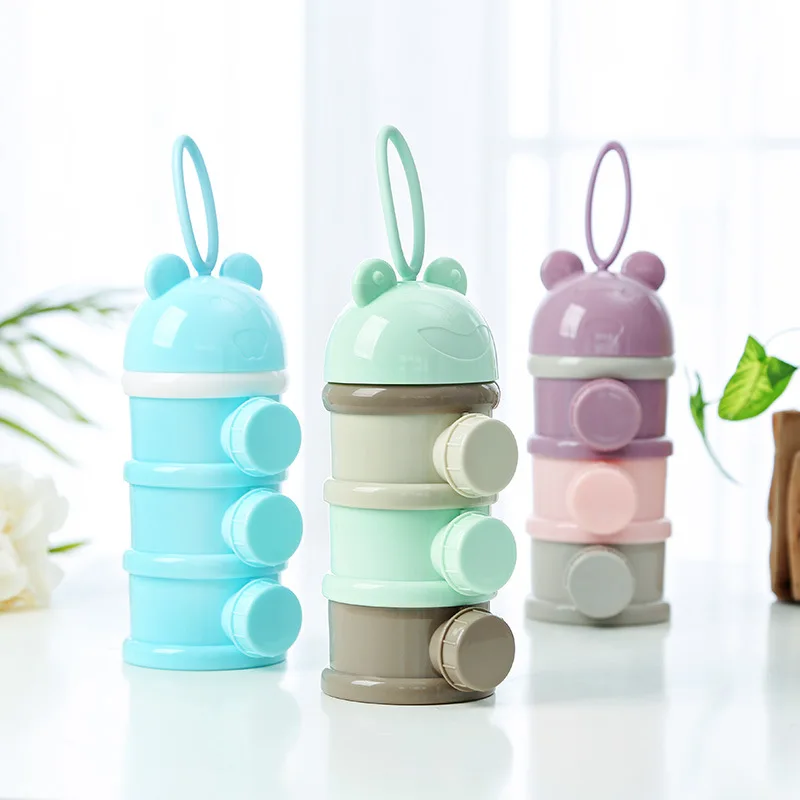 Travel Baby Food Storage Box Milk Powder Formula Dispenser Organizer Container