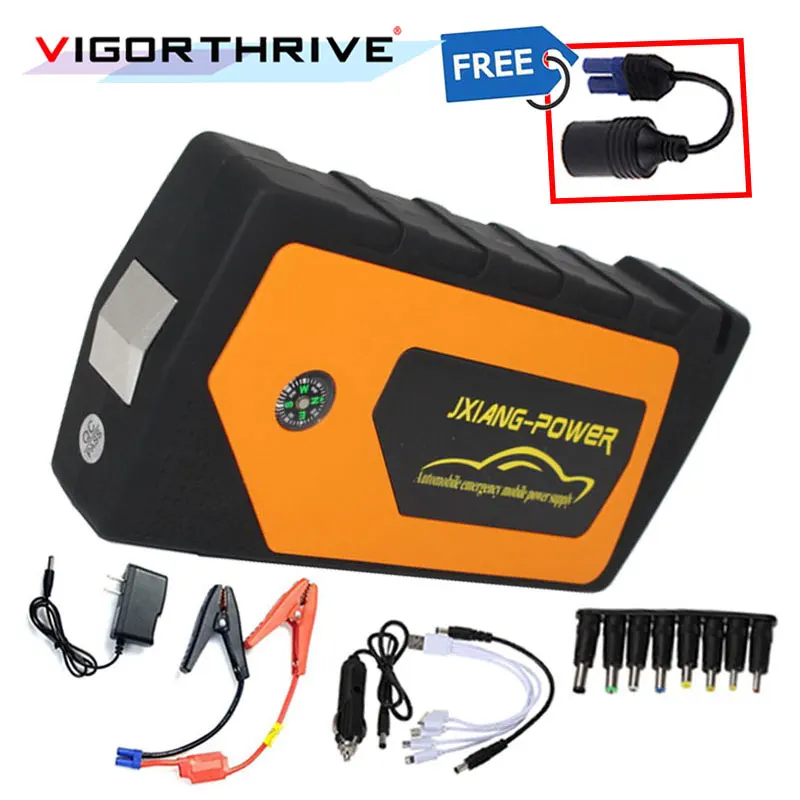 Najtaniej Do wyjścia samochodowego ładowarka samochodowa Power Bank wielofunkcyjny akumulator rozruchowy samochodu Booster 12V awaryjne urządzenie rozruchowe przenośne