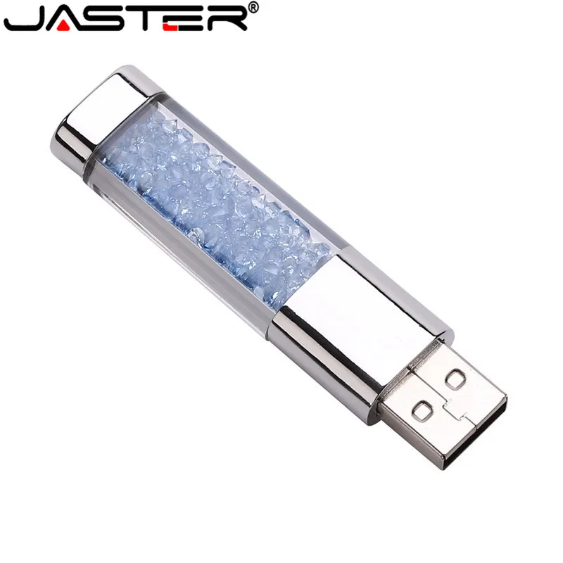 JASTER, настоящая емкость, Кристальный флеш-накопитель, 4 ГБ, 8 ГБ, 16 ГБ, 32 ГБ, USB 2,0, внешний накопитель, USB флеш-накопитель