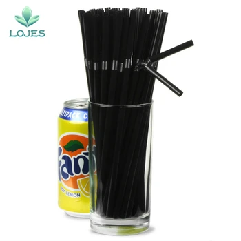 

200 PCS Black Disposable Plastic Drinking Straw Paper Straws for Baby Shower Wedding Party Kids Birthday Party Decoration