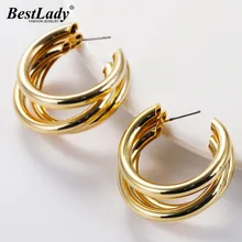 Лучшие модные женские серьги-гвоздики для женщин, вечерние серьги в богемном стиле, винтажные очаровательные серьги золотистого и серебряного цвета, подарки для девушек