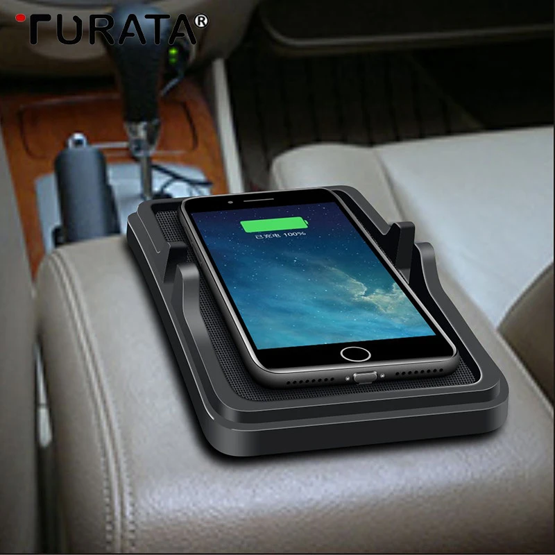 Turata Universal Car Wireless Charger Holder For Xiaomi Iphone X 8 7 6 6s Plus Fast Charger Pad For Samsung Galaxy S9/S8 Plus Turata Universal Car Wireless Charger Holder For Xiaomi Iphone X 8 7 6 6s Plus Fast Charger Pad For Samsung Galaxy S9/S8 Plus