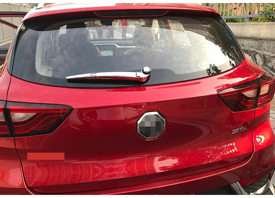 Для MG ZS авто аксессуар ABS хромированное покрытия, для заднего стекла хвост стеклоочиститель для чистки чехол отделка яркий стиль