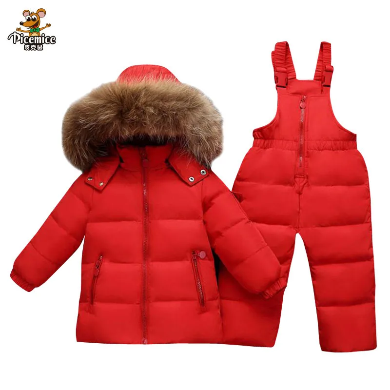 Boys Clothing Sets Warm Toddler Down Parka Jacket Coat Kids Snow Wear