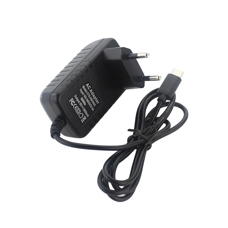 Universal Type-C Power Adapter Charger for Raspberry Pi 4 - 5V 3A Multi-Plug Options