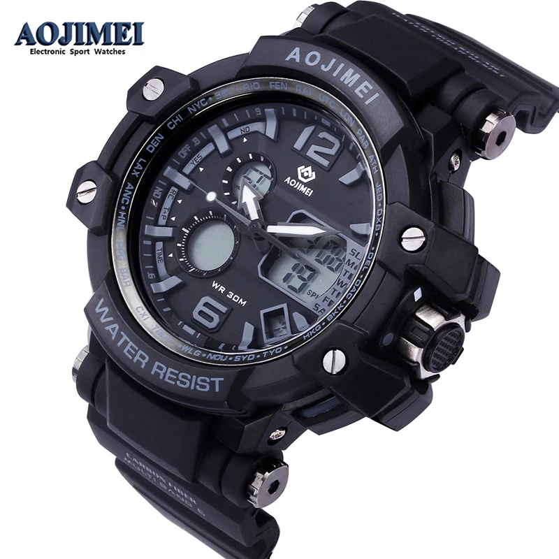 

Fashion Men LED Digital Watch Electronic Military Outdoor Sports Watches Man Clock Watwrproof Boys Hours Relogio Masculino