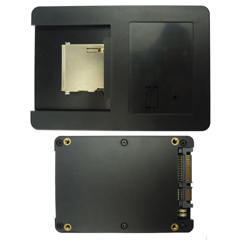Новый SD SDHC MMC TF карта для SATA 7 с 15pin HDD жесткий диск SD-Kaart конвертер корпус |