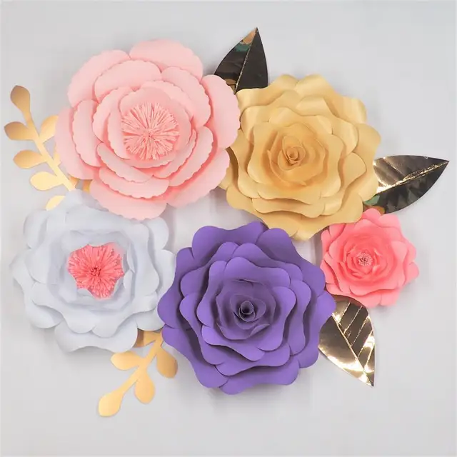 aliexpress com buy diy giant paper flowers backdrop large flowers giant paper flower