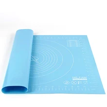 60*40 см большой Температура устойчивый силиконовый коврик мягкий разделочную доску антипригарным площадку для выпечки кондитерских Инструменты gjd03-89