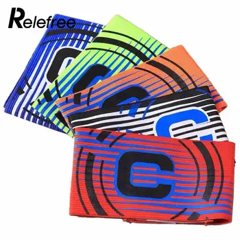 

Relefree 1pcs Professional Football Captain Armband Competition Soccer Arm Band Football Captain Armband Football accessories