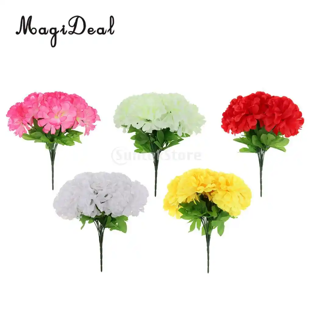 bouquet de chrysantheme artificiel en soie fleur de cimetiere decoration de maison aliexpress