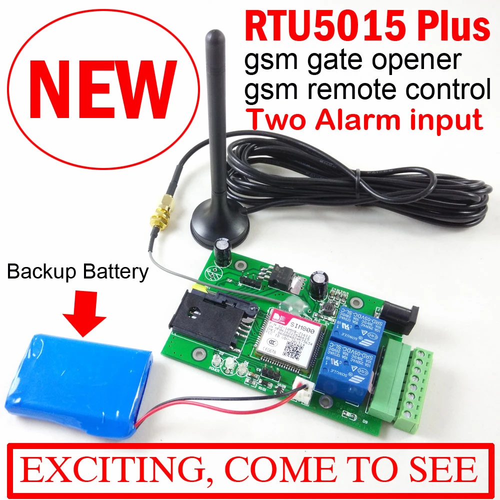 Gsm Gate Opener Relay Switch Remote Door Access Control Build In Backup Battery For Power Off Alarm Upgrated Rtu5015 With App Backup Battery Charger Backup Battery For Ipadbackup Battery Siren Aliexpress