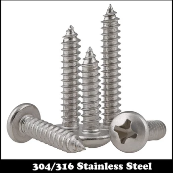 

M4 M4*65/70/75/80 M4x65/70/75/80 304 316 Stainless Steel ss DIN7981 Philips Cross Recessed Round Pan Head Self Tapping Screw