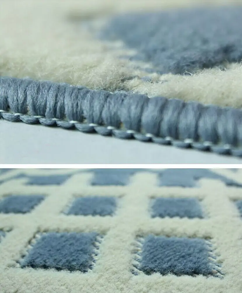 NiceRug ковер для спальни 48x78 см напольный коврик полукруглый нескользящий