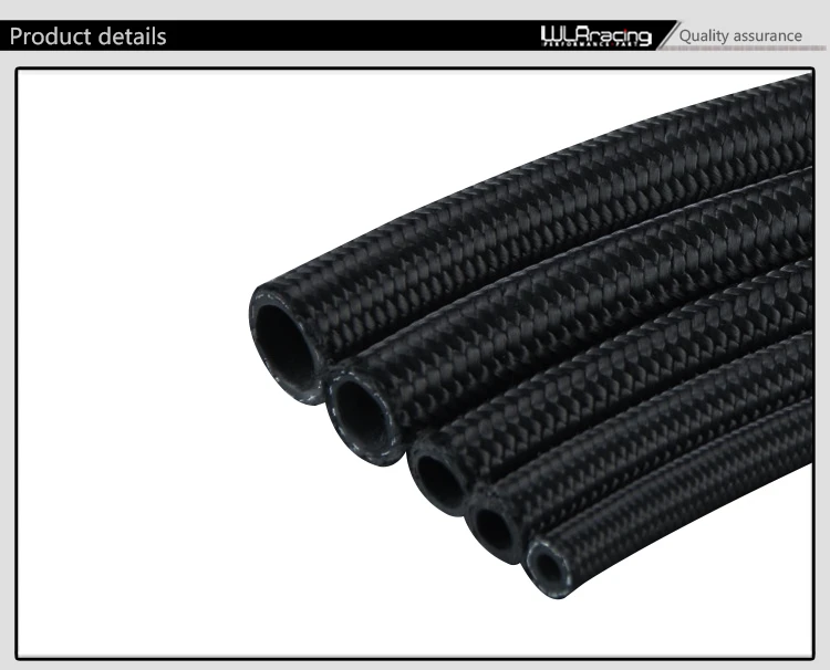 WLR RACING-4 AN Pro Lite черный нейлоновый Плетеный гоночный шланг топливная масляная линия 350 PSI 0,3 M WLR7311-1