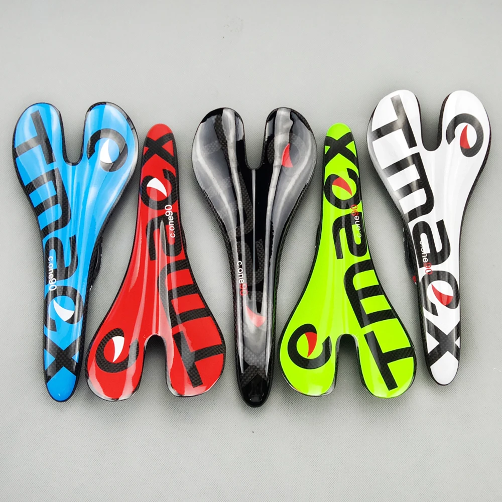 

Full Carbon Fiber Cycling Road Bike Carbon Saddle Ultra-light Front Seat Mountain Bikes Seat Glossy Red/Green/Black/White/Blue