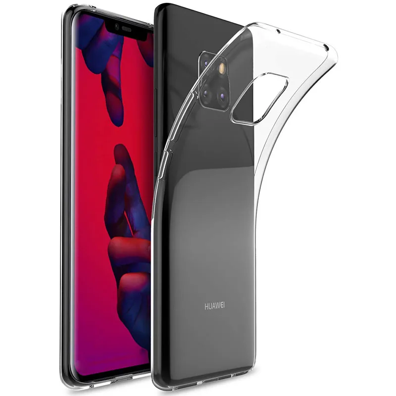 10 шт./лот Huawei Mate 20 P30 Pro lite Nova 4e Honor View V20 чехол тонкий мягкий ТПУ Силиконовый гель