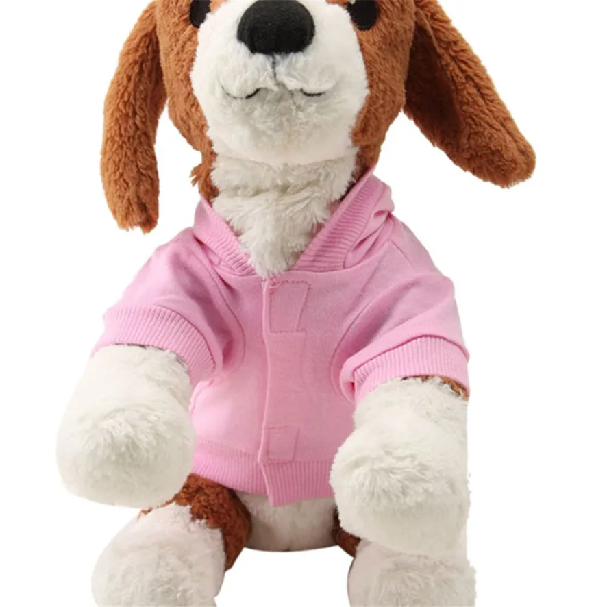 Zero новая Розовая Одежда для собак с рисунком короны, одежда для щенков, пальто с капюшоном, хлопковая футболка, покупка нового B7718