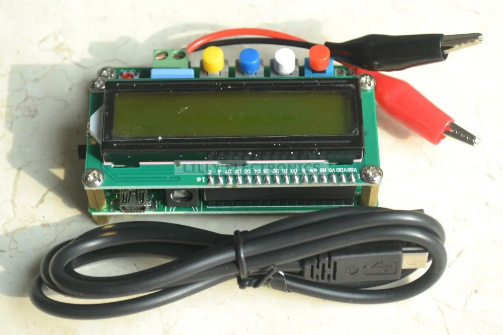 Мини USB 1602 LCD 5V LC100 A точный электронный измеритель индуктивности|capacitance meter|capacitance