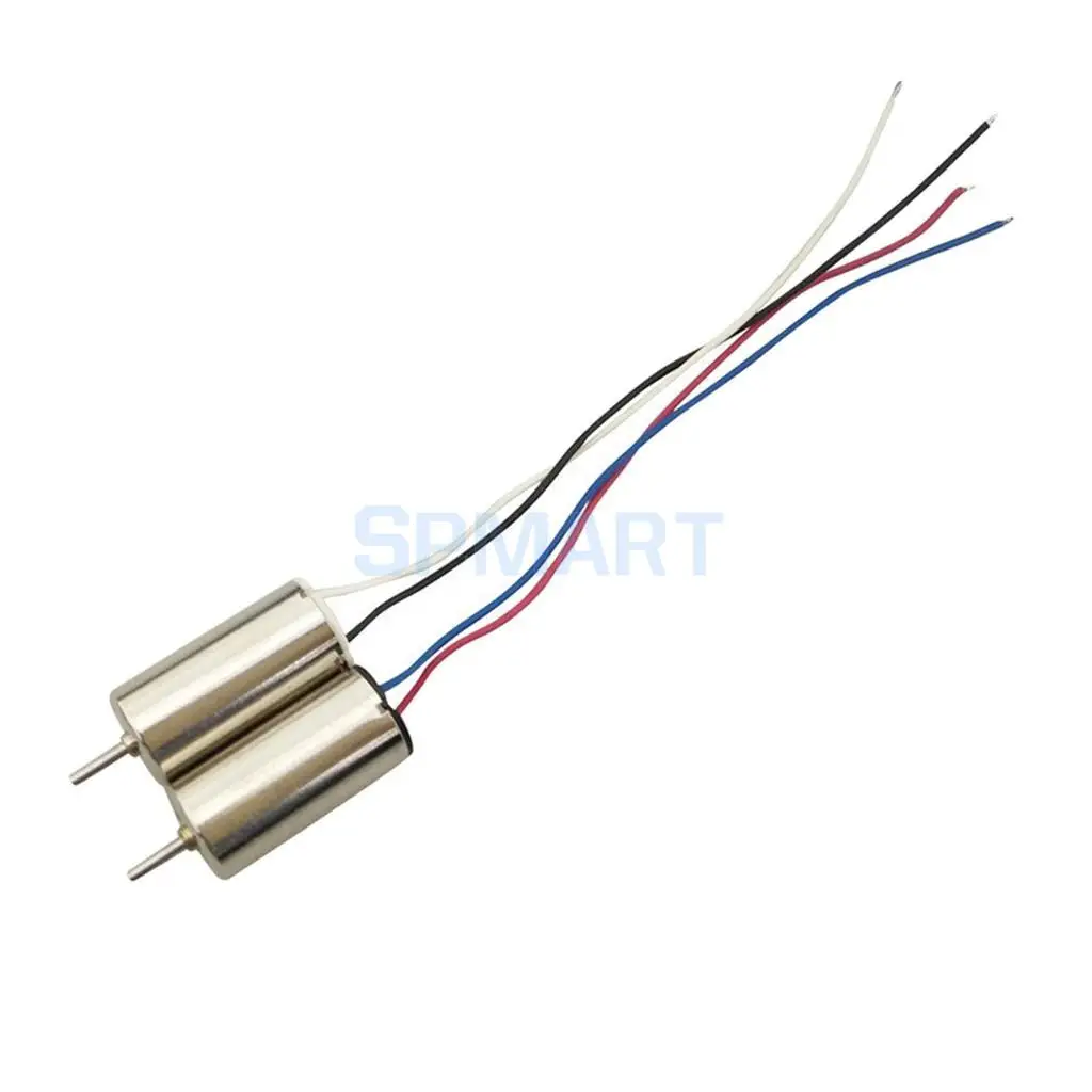 2Pcs CW CCW Drone Motors for RC SYMA X22 X22W Quadcopter Aicraft Model Accs