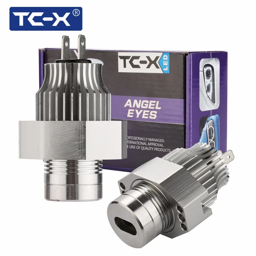 TC-X ангельские глазки маркеры кольца для BMW E90 E91 Номер 63117161444 Ultra Bright 10 Вт 6000 К