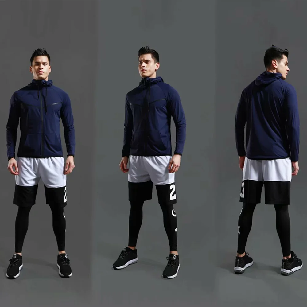 Спортивные мужские шорты для занятия баскетболом с карманами на молнии быстросохнущие дышащие баскетбольные шорты для тренировок мужские фитнес спортивные шорты для бега